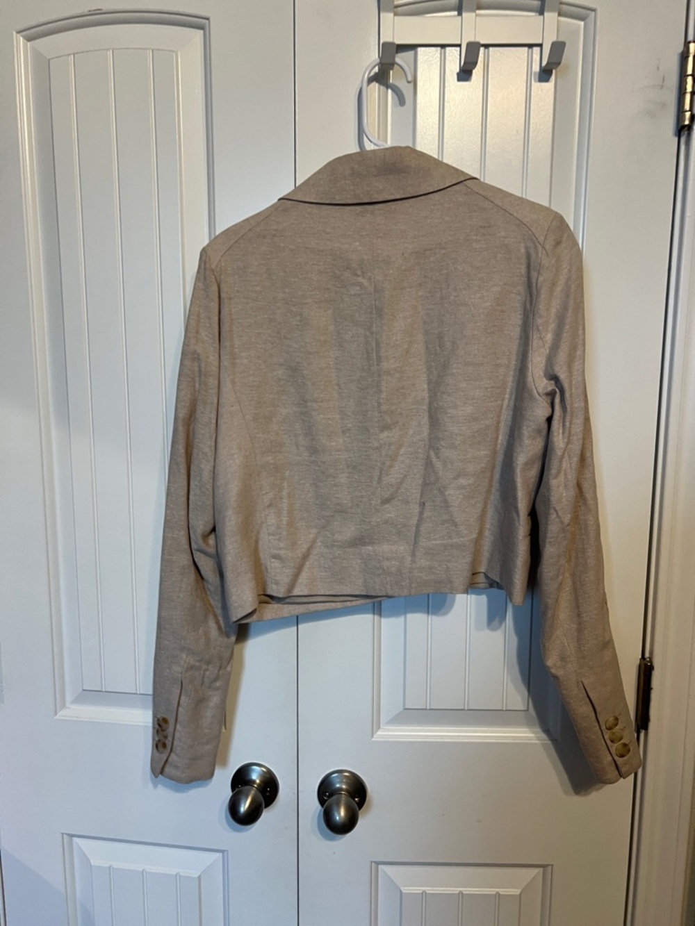 Jason Wu Cropped Beige Blazer - Picture 3 of 3